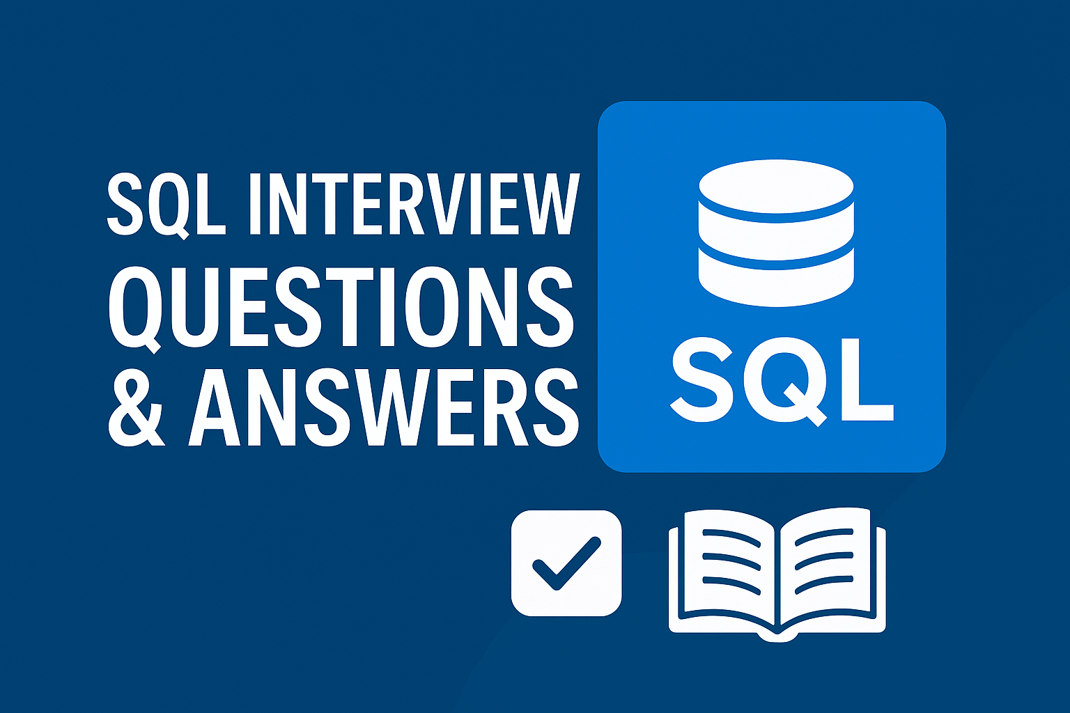 30 SQL Interview Questions With Real-Time Answers