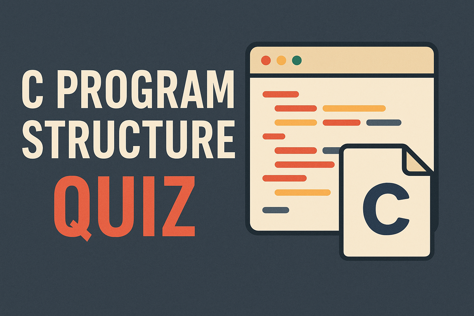 C Program Structure Online Test