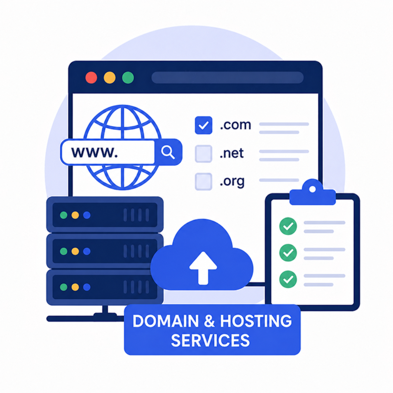 domain & hosting services